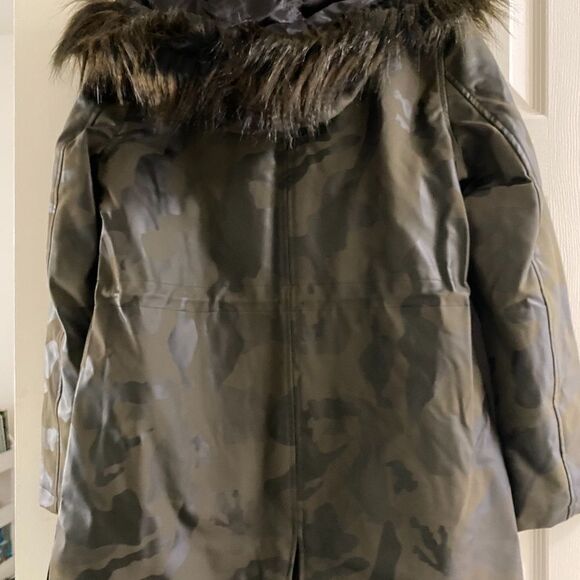 NWT Donna Salyers Fabulous Fur Anorak Camo Coat - Picture 5 of 6